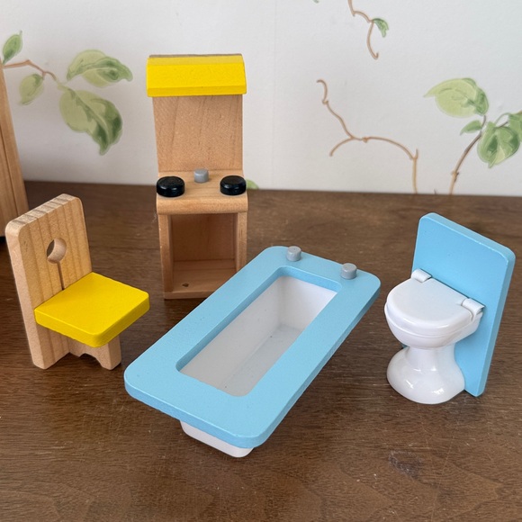 KidKraft Wooden Dollhouse Furniture Lot of 13 - Picture 7 of 11